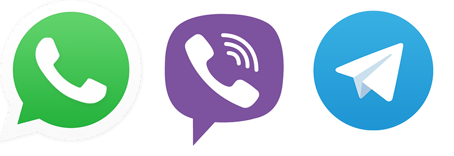 viber whatsapp telegram